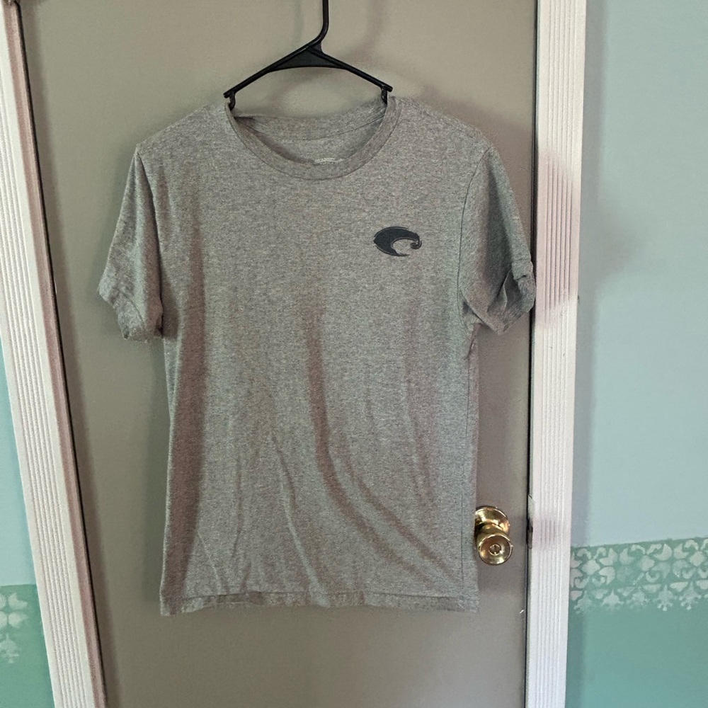 Costa Heather Gray Men's Short Sleeve Tee